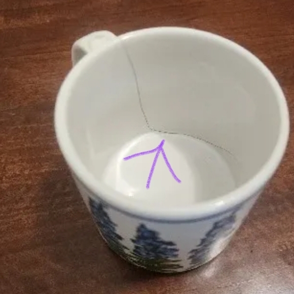 Vintage BLUEBONNET Coffee Mug Distressed - Picture 6 of 9